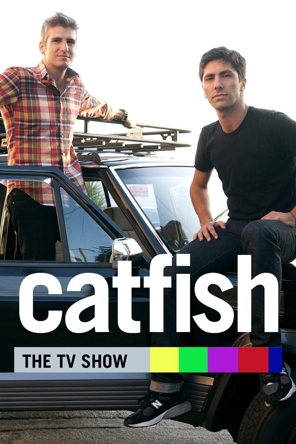 Catfish The TV Show poster with two men beside a car
